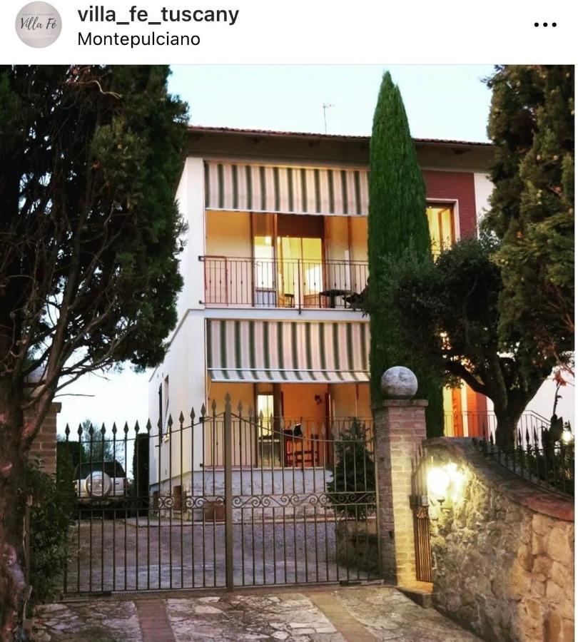 Villa Fè Montepulciano Stazione Esterno foto